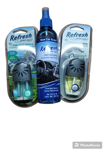  Combo 5 California Scents Gel Perfume Auto Refresh Fs