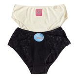 Bombachas De Algodon    Pack X 2.    Zoe Lingerie