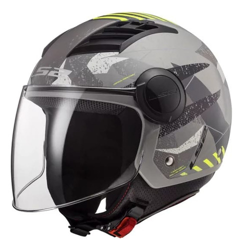 Casco Ls2 Of562 Airflow Camo. Rpmotos