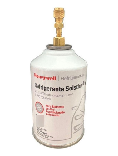 Gas Honeywell Refrigerante 1234yf Con Valvula Roscable