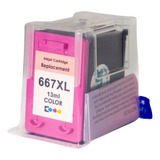 Cartucho Color Compatível Com Hp 667xl 13ml - 1275 Uniprint 