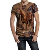 Oferta Lote 3 Playeras Premium Caballos, Caballos