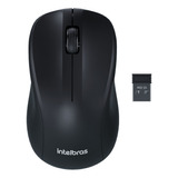 Mouse Intelbras Msi55  Sem Fio Preto