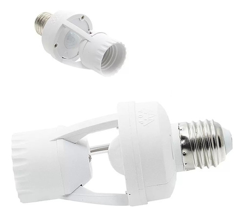 Adaptador Bocal Sensor De Presença P/ Lâmpada C/ Soquete E27