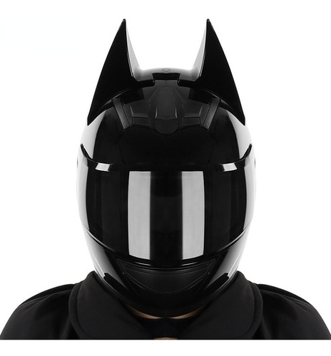 Casco De Moto Batman Con Orejas, Vienes A Salvar El Mundo