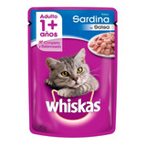 Whiskas Sobrecitos Pouch Sabor Sardina 85 Grs. X 12 Unidades