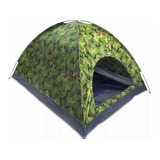 Barraca Camping Impermeavel 4 Pessoas Iglu Camuflada