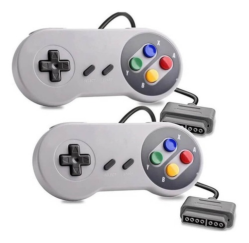 2 Un Controle Super Nintendo Controle Super Nintendo De Snes