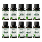 Kit 10 Óleo De Menta Piperita Extra Forte Atacado - 10ml