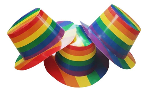 6 Sombreros Pride Lgbt Arcoiris Orgullo Fiesta Carnaval