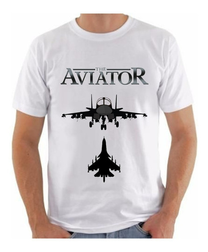 Camiseta Camisa Aviação Avião Aviador The Aviator Infantil