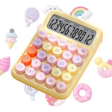 Calculadora Kawaii Candy Color 12 Dígitos C/ Display