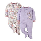 Ropa Para Bebé Paquete De 2 Pijamas Para Dormir Talla 6-9m