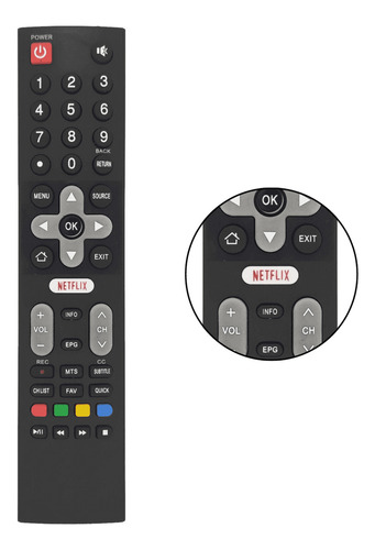 Controle Remoto Compatível Tv Philco Smart Tv Led