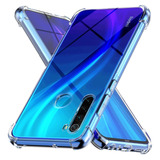 Carcasa Silicona Antigolpe Para Xiaomi Redmi Note 8 +vidrio 