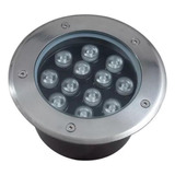 Lampara Empotrado De Led Piso 12w Luz Cálida 110 Volts