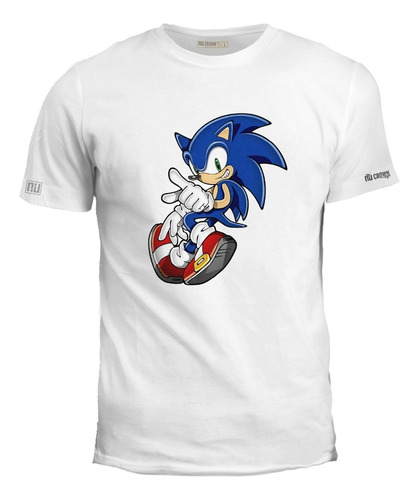 Camiseta Estampada Sonic Personaje Video Juego Ink