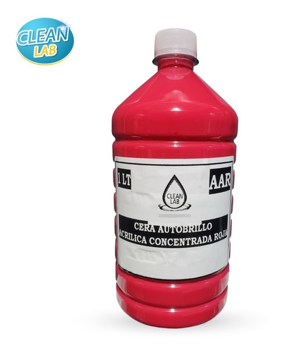 Cera Autobrillo Acrílica Rojo Ultra X 1 Lt