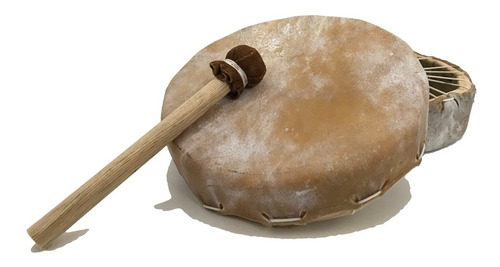 Tambor Ceremonial De 20 Cm Para Cantos, Danza Y Temazcal