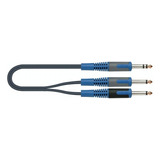 Cable De 2 Plug Mono A 1 Plug Estéreo Quiklok Rksa/100-5