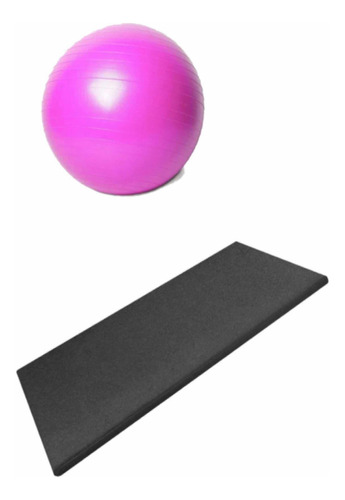 Kit Entrenamiento Fitness Colchoneta + Pelota Esferodinamia