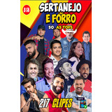 Pen Drive 16gb 200 Clipes Sertanejo E Forró