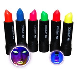 Kit 3 Batom Batons Neon Brilha Maquiagem Fluorescente Brilha