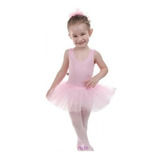 Roupa De Ballet Infantil Com Tule Tutu