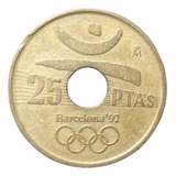 España 25 Pesetas 1990 Juegos Olímpicos Barcelona '92 Es#04