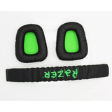 Kit Almofadas Headband + Par De Espumas Headset Razer Kraken