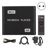 Mini Reproductor Multimedia 4k Hd Streaming, Control Remoto