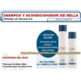 2p Shampoo Y Acondicionador Volumen Para Cabello Delgado
