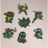Pins Para Croc/gomones X 4 Unidades Tortugas Ninja