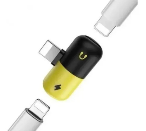 Adaptador Divisor Carga Y Auricular. Para iPhone 7 8 Plus X