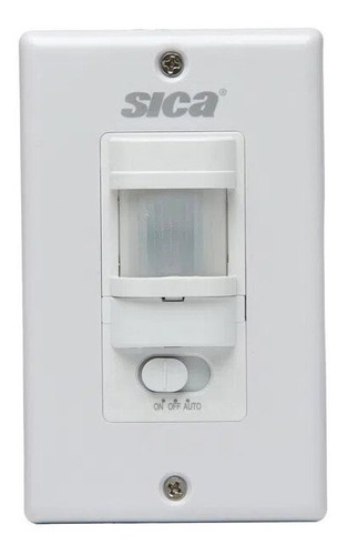 Llave De Luz Sica Life Pir Sensor Movimiento Blanco