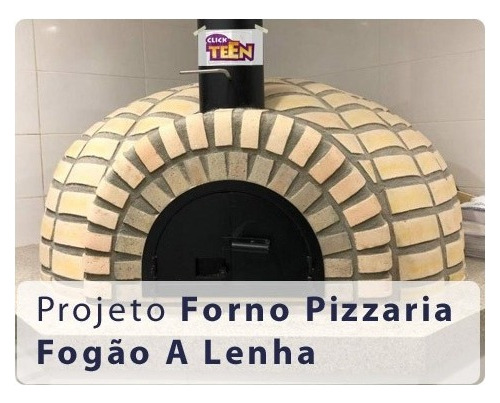 Projetos Forno De Pizzaria, Fogão A Lenha E Churrasqueira 