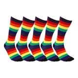 Calcetas Arcoíris, Lgbt, Pride 100% Algodón, Unisex.