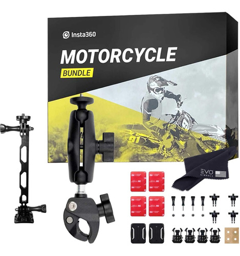  Insta360 Paquete De Montaje Para Motocicleta X3, Rs, Go 2