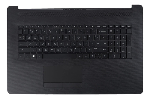 Carcasa Teclado Touchpad 73h0 Para Hp Laptop 17-by Us Negro