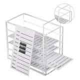 Caja De Almacenamiento Para Pestañas Con Soportes (acrílico)