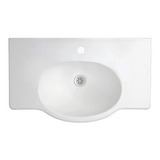 Pileta Lavatorio Venecia 64cm Mesada 1 Agujero Blanco Ferrum