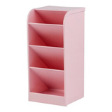 Organizador De Mesa Porta Lápis Caneta 4 Divisões Vertical