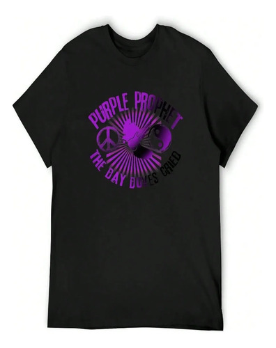 Camiseta Morada Camisas Holgadas Ropa De Hombre Camisa De Ve