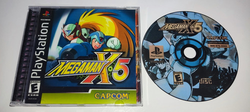 Megaman X5 Playstation Patch Midia Preta!