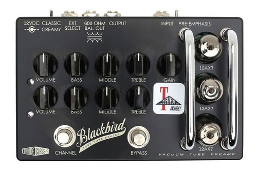 Effectrode Blackbird Pedal Preamp Valvular Fractal Kemper