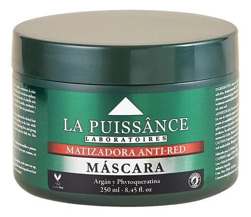 Mascara Matizadora La Puissance Anti-rojizos Con Argan 250ml