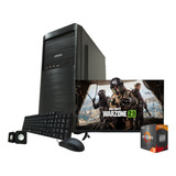 Pc Armada Diseño Amd Ryzen 5 4600g 16ram Ssd 256gb + Monitor