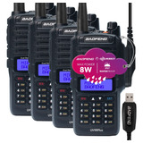 Mirkit 4 Radios Baofeng Impermeables Uv-9r Plus Mk1 (uv-82 .