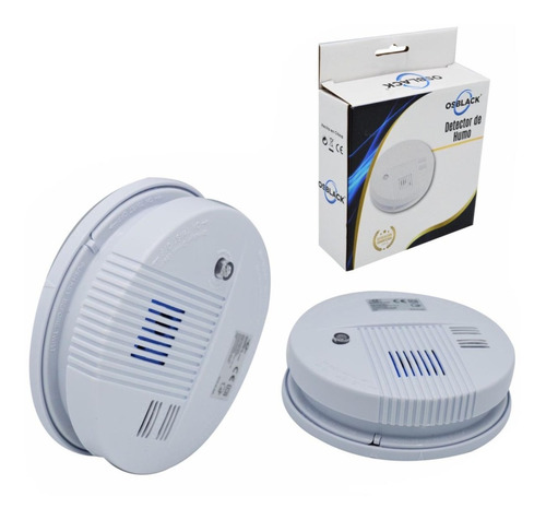 Sensor Detector De Humo Alarma + Batería 9v Conexión 110v