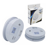 Sensor Detector De Humo Alarma + Batería 9v Conexión 110v